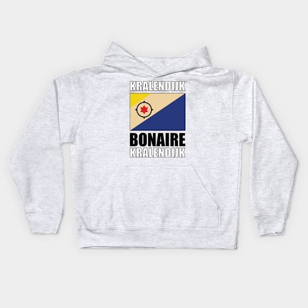 Flag of Bonaire Kids Hoodie by KewaleeTee